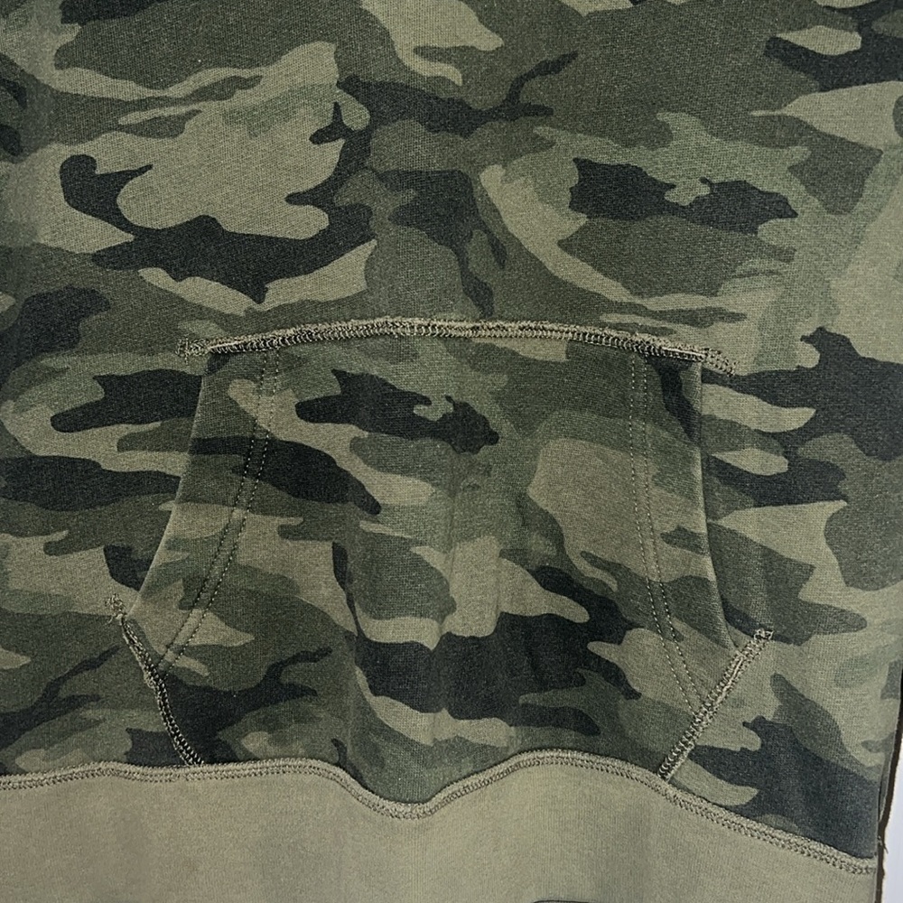 Abercrombie Kids Camo Popover Hoodie Size 15/16 - Picture 6 of 8